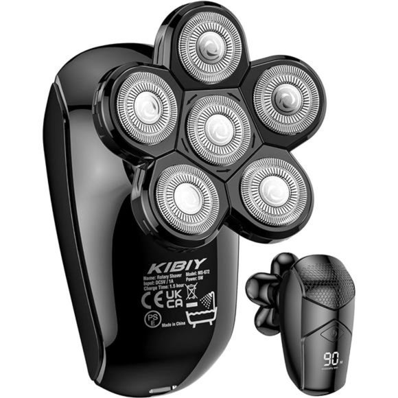 Head Shaver for Men,5in1 Head Shavers for Bald Men,Cordless LED Bald Head Shaver - Picture 1 of 6